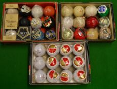 36 x assorted mostly wrapped golf balls - makes Dunlop, Slazenger, Wilson Billy Casper and Jack