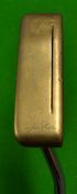 Unique Ping Kushin Jack Nicklaus signature bronze putter - signed to the heel of the sole 