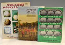 Golf Ball and Other Golf Collecting Books to incl John Stuart Martin - 