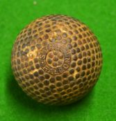 Springvale Falcon bramble pattern golf ball - good pole marks but devoid of paint