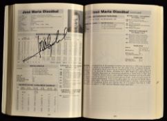 2000 European Tour Media Guide signed by 190 players to their player profiles incl 19 x Major