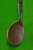 Walter Hagen Patent Sand Iron with heavily dish face and wide flanged sole