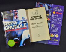 Martin Brundle Formula One signed book titled 