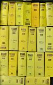 Selection of Wisden Cricketers' Almanacks from 1986 onwards to incl both cloth and hard back