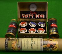 16x various wrapped and unwrapped golf balls to incl Dunlop 65 and St Andrews Crested logo golf