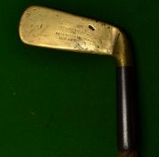 Bussey Patent steel socket brass head putter measuring 37