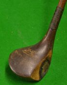 Anderson St Andrews Bulldog spoon - with half-moon fibre face insert, full rounded brass sole