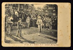 Tom Morris (Starter) St Andrews golfing postcard titled 