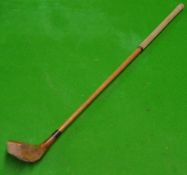 Original Jack Ross Childs light stained persimmon driver - all original