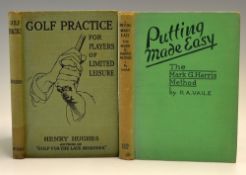 Early Golf Instruction books from the 1920/30's to incl Henry Hughes - 