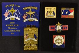 Collection of official 2004 Ryder Cup 