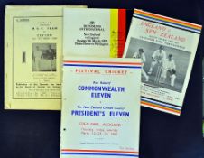 Collection of cricket ephemera from the early 1900's onwards to incl 3x 
