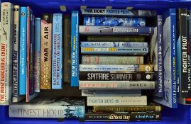 Assorted World War Book Selection featuring largely Aviation topics such as Victory Fighters: The