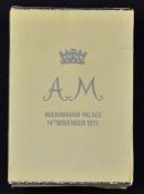 Royal Family Wedding Cake from Princess Anne and Mark Philips: In original box having AM