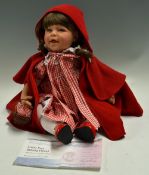 Lee Middleton Little Red Riding Doll: 22 Inch doll complete with original clothes, basket with bread