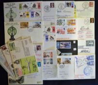 Assorted Selection of First Days covers, some signed Aviation related 1982 Concord signed by 3, 1975
