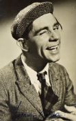 Autographed Page / Photograph Norman Wisdom: Autographed page mounted with photograph f & g 38 x