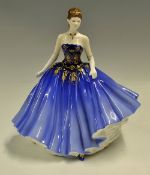 Royal Doulton Bone China Classics 'Abigail' Royal Doulton Lady of the Year 2006, measures 27cm