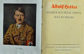 WWII German Cigarette Card Book 'Adolf Hitler' dated 1936 'Herausgegeben vom Cigaretten/
