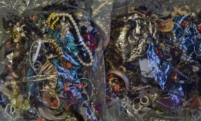 Assorted Selection of Costume Jewellery consisting of bangles, bracelets, necklaces, varying
