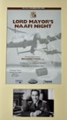 Autographed Programme / Photograph Richard Todd: Autographed 2005 Birmingham Lord Mayor's NAAFI