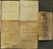 Cuba - C.1890s Wedding Manuscripts for Cuban Tobacconists hand-written in script with detailed