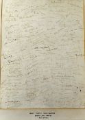1935 Marie Tempest Jubilee Matinee Signed Display dated 26th May at Drury Lane Theatre,
