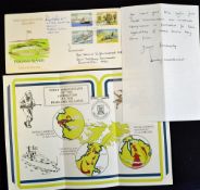 Signed Official First Day Stamp Cover for First Anniversary of the Liberation of the Falkland