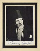 Autographed Photograph Tommy Cooper: B & W photograph f & g 20 x 20cm