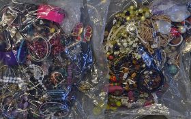 Assorted Selection of Costume Jewellery consisting of bangles, bracelets, necklaces, , varying