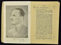 Rare 1949 Signed German version of Oswald Mosley's Book 'The Alternative' (Die Alternative) signed/