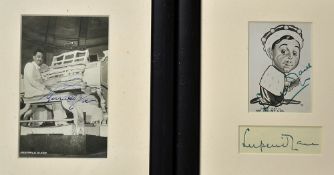 Selection of Autographed Photographs: To consist of Lupino Lane, Tom Wallis (Actor), Jack Hilton (