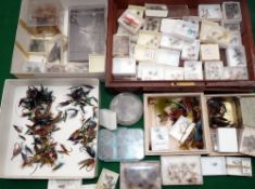 FLIES: Good quantity of assorted trout/salmon flies incl. traditional fully dressed patterns, dry/