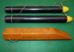 ACCESSORIES: (3) Collection of 3 Hardy tackle releasers, comprising a scarce Silver Devon shaped
