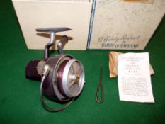 REEL: Hardy Altex No.3 MkV spinning reel, full bail, LHW folding handle, ratchet on/off check, 80%