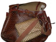 ACCESSORY: The Lightweight of Birmingham faux leather salmon game bag, 20