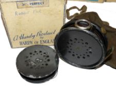 REEL & SPOOL: (2) Hardy Perfect 3 3/8