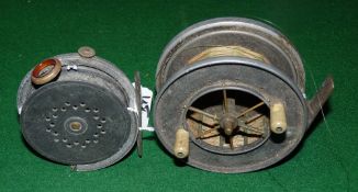 REELS: (2) Allcock Aerial Popular wide drum trotting reel, 4