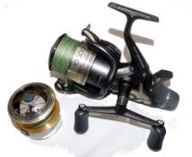 REEL: Shimano 10000XTEA Super Baitrunner reel, twin handles, rear drag, free spool, fine