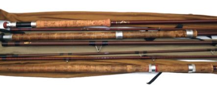 RODS: (3) B James in Association with Bruce & Walker Mk1V Avon Compound Taper rod, 10' 2 piece