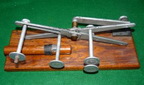 ACCESSORY: Hardy The Practical Line Drier, folding sprung alloy 4 arm frame, mounted on 14