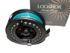 REEL: Daiwa Lochmor disc drag salmon fly reel, size 10/11, counterbalanced handle, rear disc