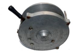 REEL: Fine unnamed vintage alloy big game reel, 7
