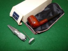 ACCESSORIES: (2) Rare Hardy alloy pipe Reamer tool, 3.5