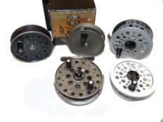REELS & SPARE SPOOL: (5) JW Young Condex 3.25