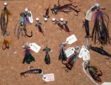 LURES: (16) Collection of 16 Hardy Aero, Halcyon and Model Fly minnow lures up to 2.5