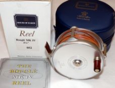 REEL: Hardy Bougle Mk1V Limited Edition No.52 alloy trout fly reel, 3.5