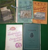 HARDY ANGLERS GUIDES: (5) Hardy Anglers guide 1911 ,back cover loose, a/f, a 55st ed, cover loose,