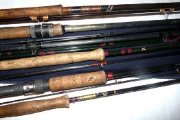 RODS: (5) Bruce & Walker Salmon and Sea Trout 10'6