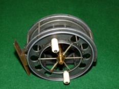 REEL: Fine early all alloy Aerial reel, 4.5